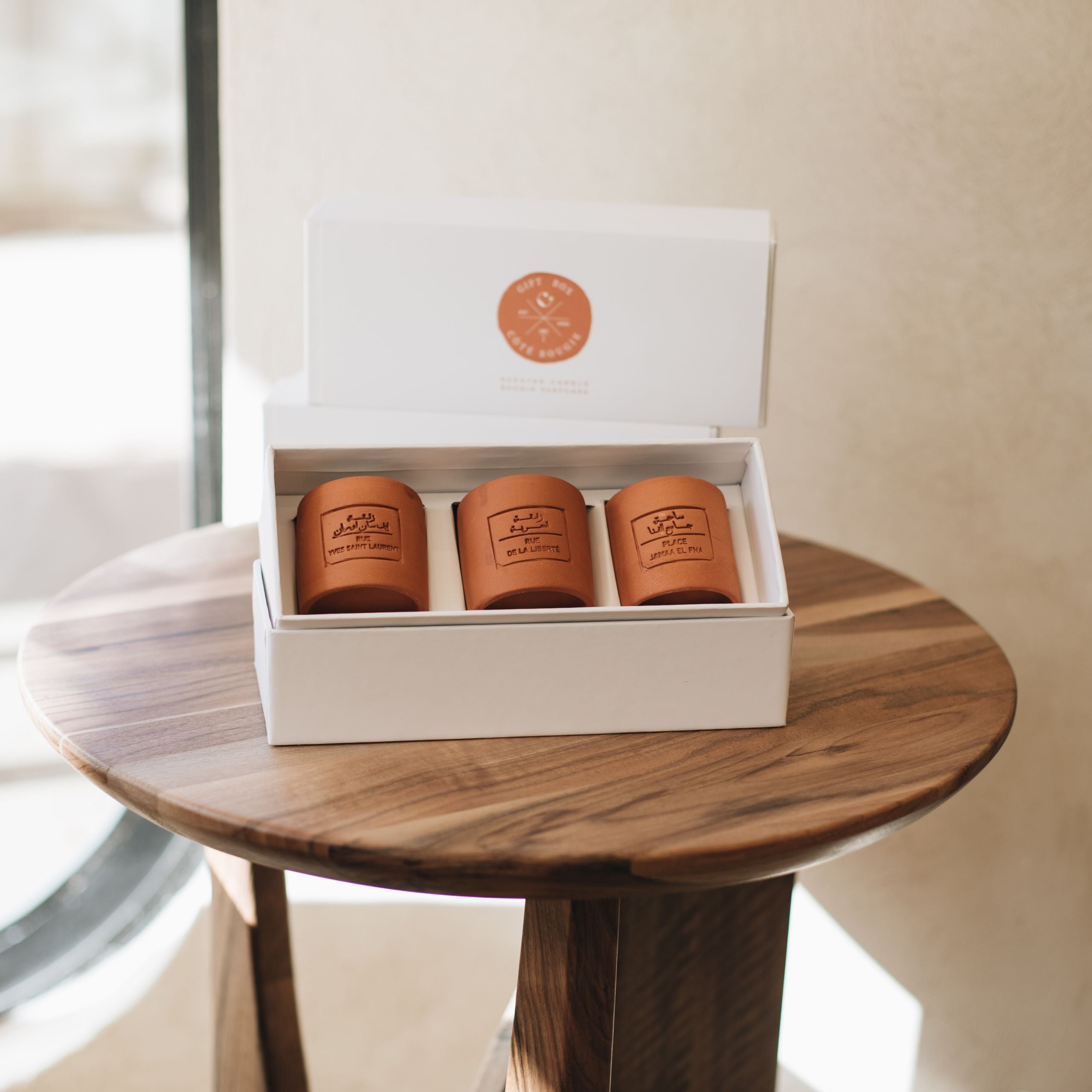 Geschenkbox Set 3 Mini Kerzen