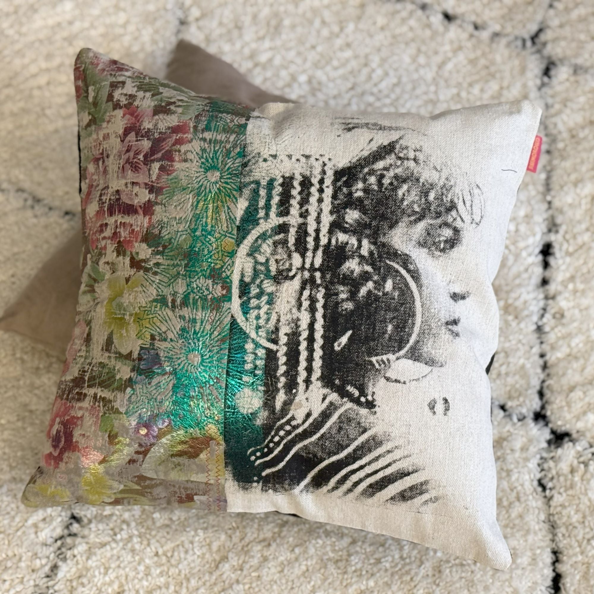 Handgefertigter Kissenbezug 43 x 43 cm