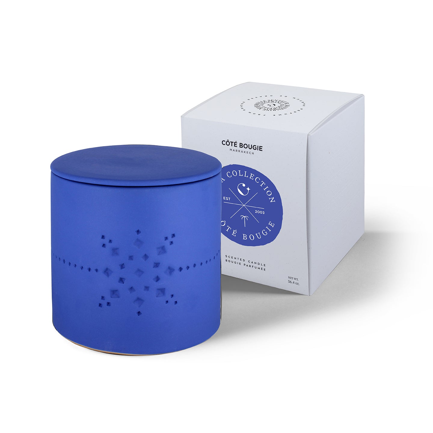 Kerze BLUE IZZA