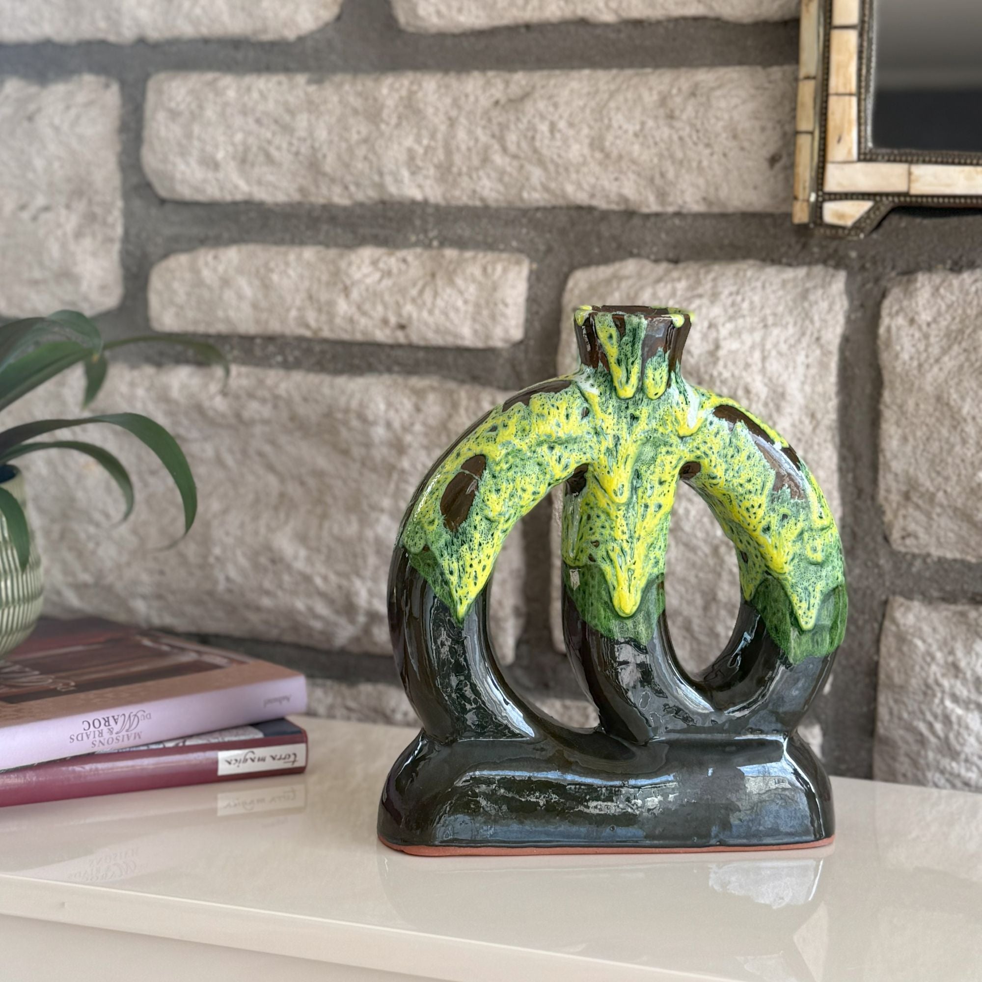 Handgefertigte Vase "Tropical"