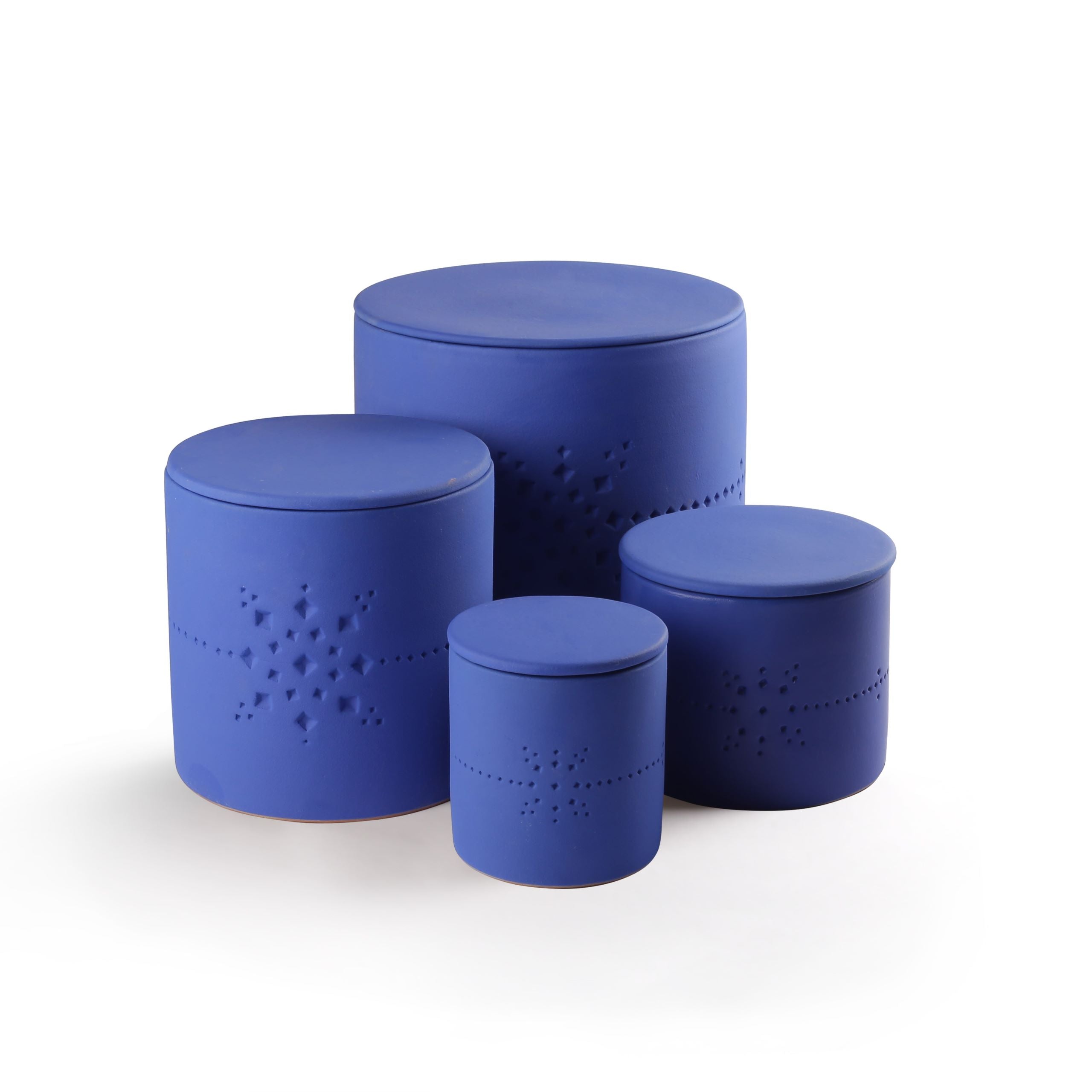 Kerze BLUE IZZA