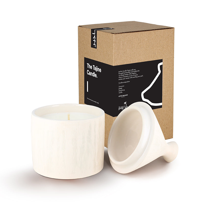 candle TAJINE white